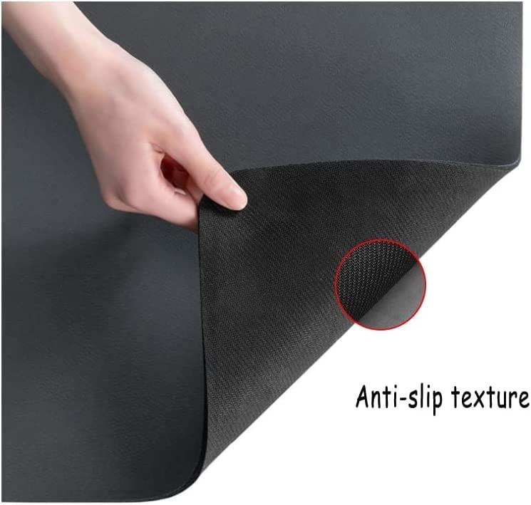 Close-up of lightweight quick-drying mat showing anti-slip texture and rubber backing for secure placement.